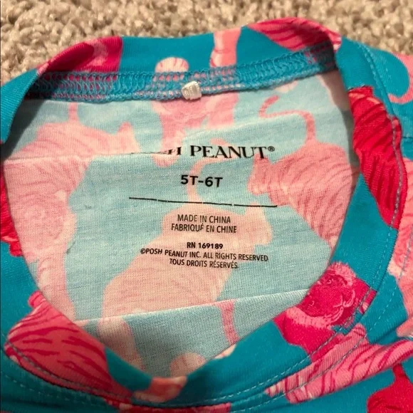 Play Condition Posh Peanut Le Tigre Flounce Dress Sz 5t/6t - Picture 4 of 5